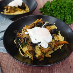 pâtes fraiches aux champignons sauvages