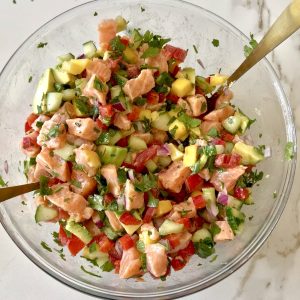 ceviche de saumon