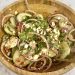 salade de concombre vinaigrette au miso et citron vert