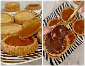 Sablés au chocolat et caramel 